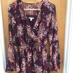 *SOLD* Floral long sleeve dress